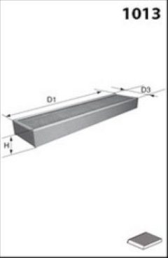 MECAFILTER ELR7557 — Filtru habitaclu