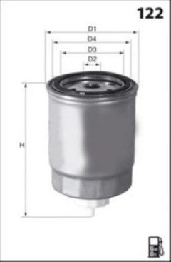 MECAFILTER ELG5665 — Filtru combustibil