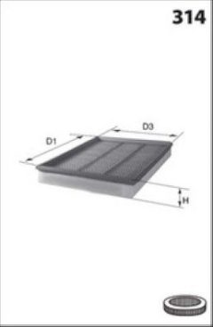 MECAFILTER ELP9786 — Filtru de aer