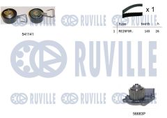RUVILLE 5501541 — Kit distribuție cu pompă de apă