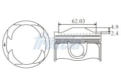 FRECCIA FP23-113700 — Piston motor