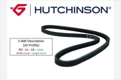 HUTCHINSON AV 10 La 1200TK — Клиновой ремень