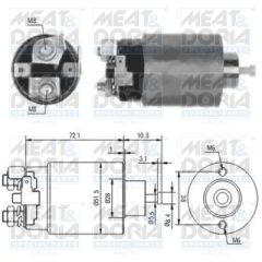 MEAT & DORIA 46025 — Automat demaror