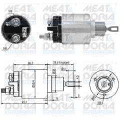 MEAT & DORIA 46033 — Втягивающее реле стартера