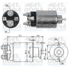 MEAT & DORIA 46094 — Втягивающее реле стартера