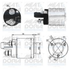 MEAT & DORIA 46105 — Втягивающее реле стартера