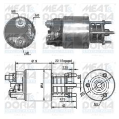 MEAT & DORIA 46110 — Втягивающее реле стартера