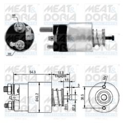 MEAT & DORIA 46135 — Втягивающее реле стартера