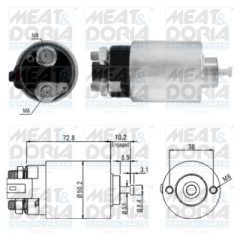 MEAT & DORIA 46156 — Втягивающее реле стартера