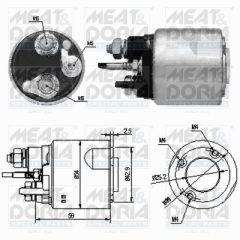 MEAT & DORIA 46159 — Втягивающее реле стартера
