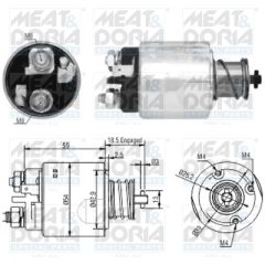 MEAT & DORIA 46168 — Втягивающее реле стартера