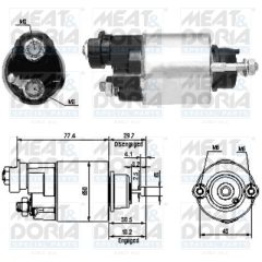 MEAT & DORIA 46173 — Втягивающее реле стартера