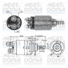 MEAT & DORIA 46191 — Втягивающее реле стартера
