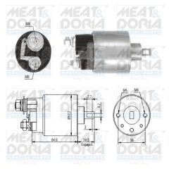 MEAT & DORIA 46235 — Втягивающее реле стартера