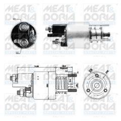 MEAT & DORIA 46287 — Втягивающее реле стартера