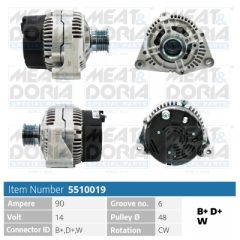 MEAT & DORIA 5510019 — Alternator