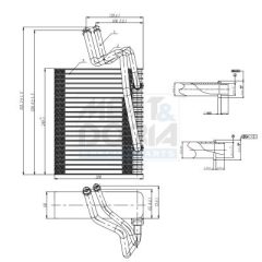 MEAT & DORIA 997038 — Evaporator aer condiționat