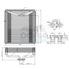 MEAT & DORIA 997111 — Evaporator aer condiționat