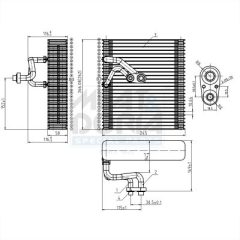 MEAT & DORIA 997118 — Evaporator aer condiționat