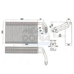 MEAT & DORIA 997134 — Evaporator aer condiționat
