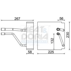 MEAT & DORIA 997135 — Evaporator aer condiționat