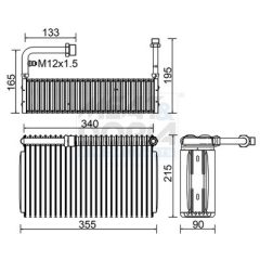 MEAT & DORIA 997141 — Evaporator aer condiționat
