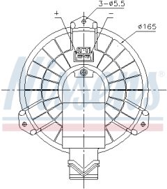 AVA QUALITY COOLING FD8725 — Моторчик печки