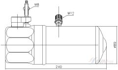 AVA QUALITY COOLING FDD728 — Filtru deshidrator aer condiționat