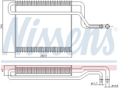 AVA QUALITY COOLING MEV358 — Evaporator aer condiționat
