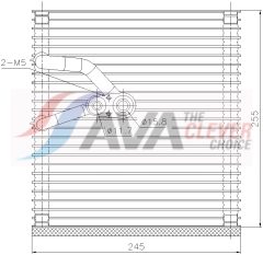 AVA QUALITY COOLING OLV759 — Evaporator aer condiționat