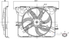 AVA QUALITY COOLING RT7692 — Ventilator radiator motor
