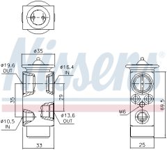 AVA QUALITY COOLING VL1178 — Supapă de expansiune aer condiționat