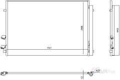AVA QUALITY COOLING VN5448D — Radiator aer condiționat