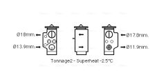 AVA QUALITY COOLING AI1373 — Supapă de expansiune aer condiționat