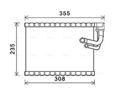 AVA QUALITY COOLING AIV326 — Evaporator aer condiționat