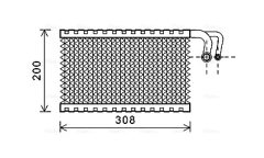 AVA QUALITY COOLING BWV399 — Evaporator aer condiționat