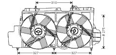 AVA QUALITY COOLING CN7520 — Ventilator radiator motor