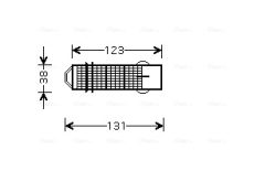 AVA QUALITY COOLING CND224 — Filtru deshidrator aer condiționat