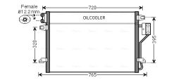 AVA QUALITY COOLING CR5106 — Радиатор кондиционера