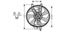 AVA QUALITY COOLING CR7506 — Ventilator radiator motor