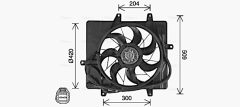 AVA QUALITY COOLING CR7514 — Вентилятор радиатора