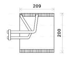AVA QUALITY COOLING CTV045 — Evaporator aer condiționat