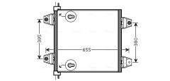 AVA QUALITY COOLING DF5034 — Радиатор кондиционера