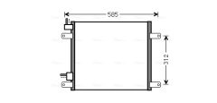 AVA QUALITY COOLING DF5042 — Radiator aer condiționat