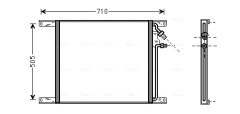 AVA QUALITY COOLING DF5069 — Радиатор кондиционера