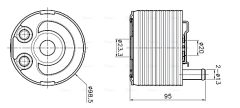 AVA QUALITY COOLING DN3483 — Масляный радиатор