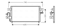 AVA QUALITY COOLING DN5178 — Radiator aer condiționat