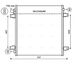 AVA QUALITY COOLING DN5402 — Радиатор кондиционера