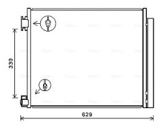 AVA QUALITY COOLING DN5422D — Radiator aer condiționat