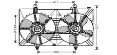 AVA QUALITY COOLING DN7518 — Ventilator radiator motor